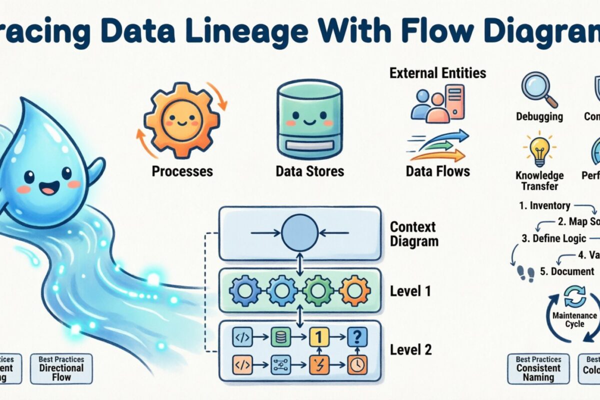 DFD-Leitfaden: Verfolgung der Datenherkunft mit Flussdiagrammen