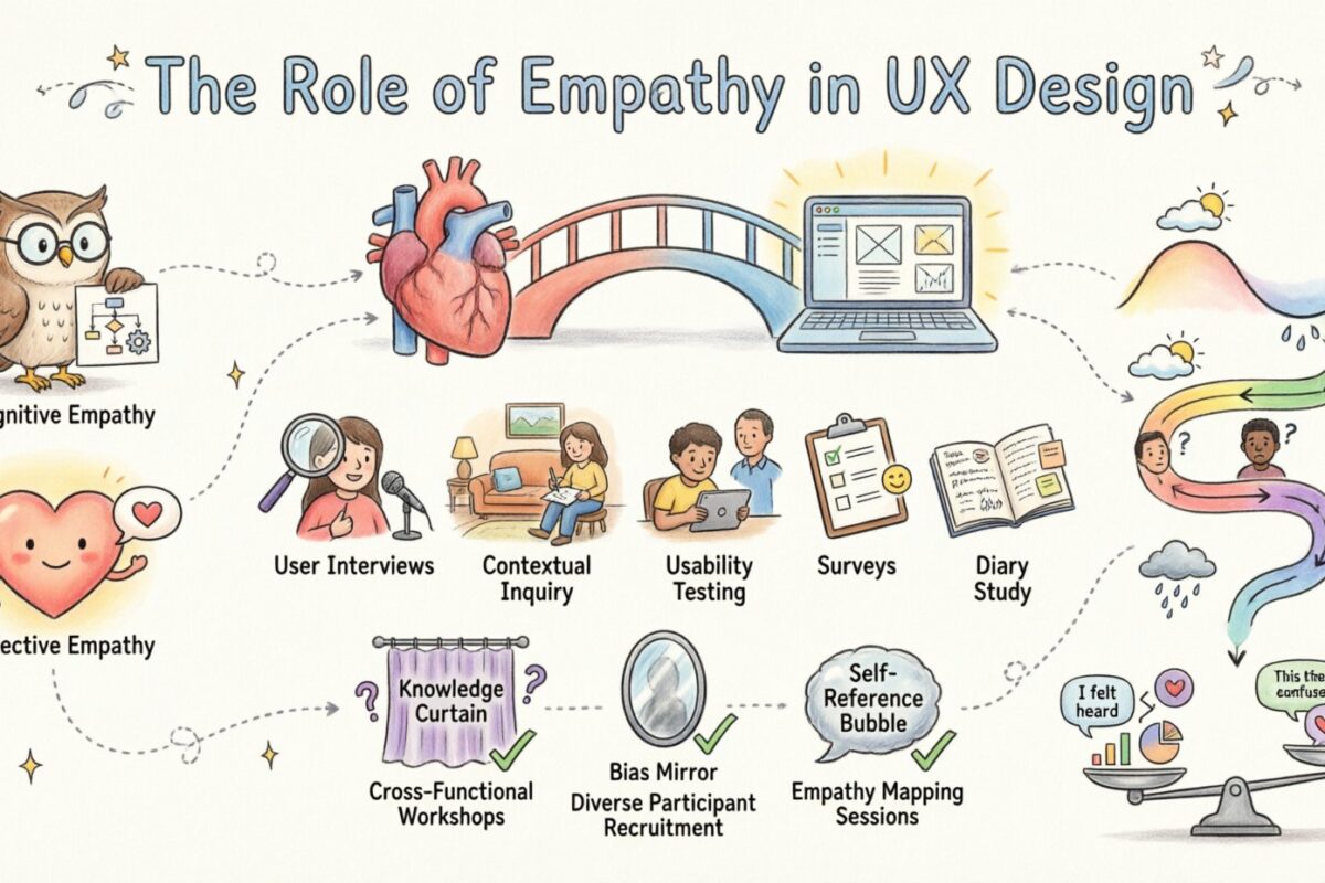 Die Rolle der Empathie in UX: Ein tiefer Einblick in das nutzerzentrierte Denken