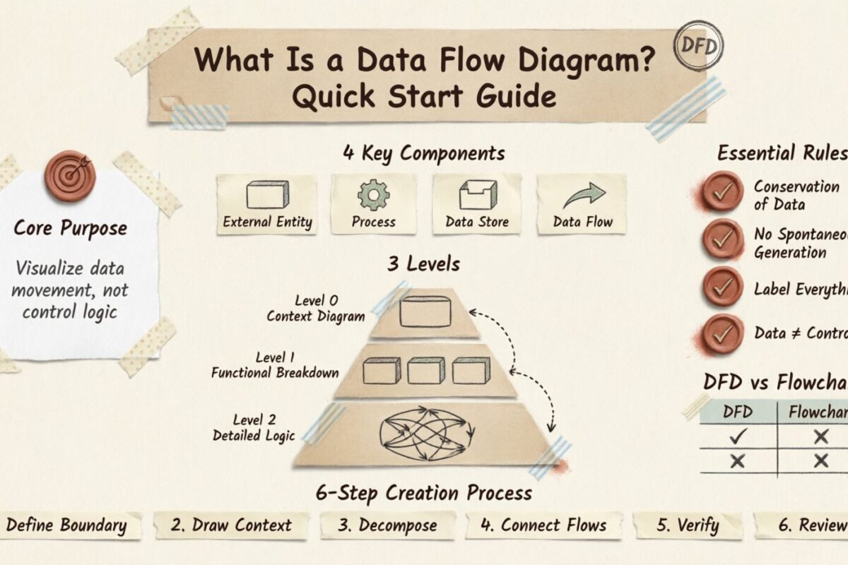 ¿Qué es un diagrama de flujo de datos? Guía rápida para empezar ¿Qué es un diagrama de flujo de datos? Guía rápida para empezar