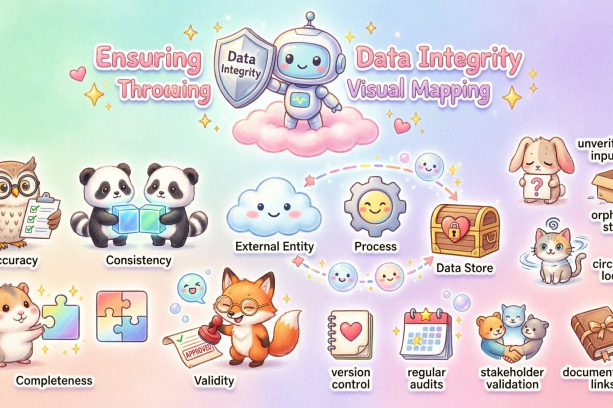 Guía DFD: Garantizar la integridad de los datos mediante el mapeo visual
