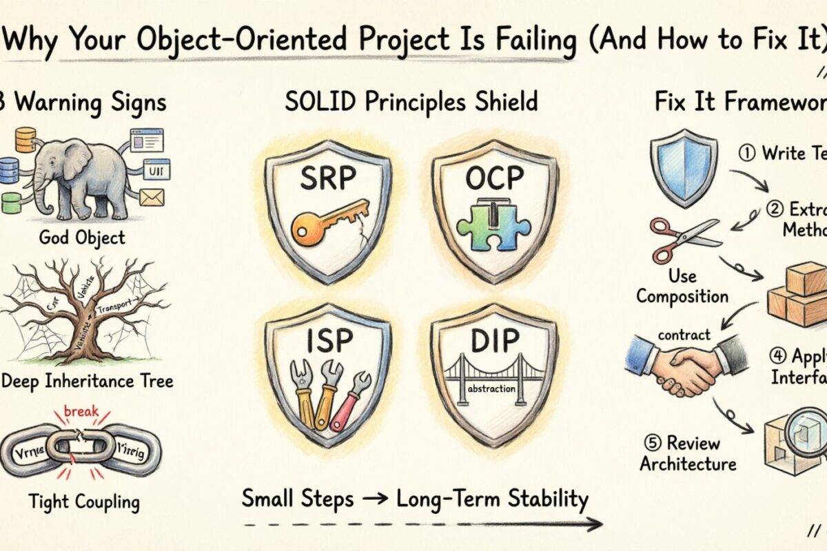 ¿Por qué tu proyecto orientado a objetos está fallando (y cómo arreglarlo)?