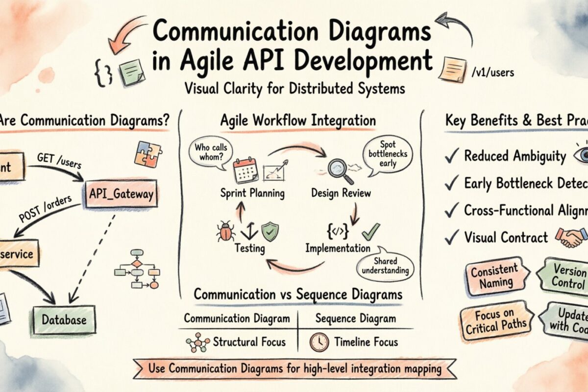 El papel de los diagramas de comunicación en los flujos de trabajo de desarrollo ágil de API El papel de los diagramas de comunicación en los flujos de trabajo de desarrollo ágil de API