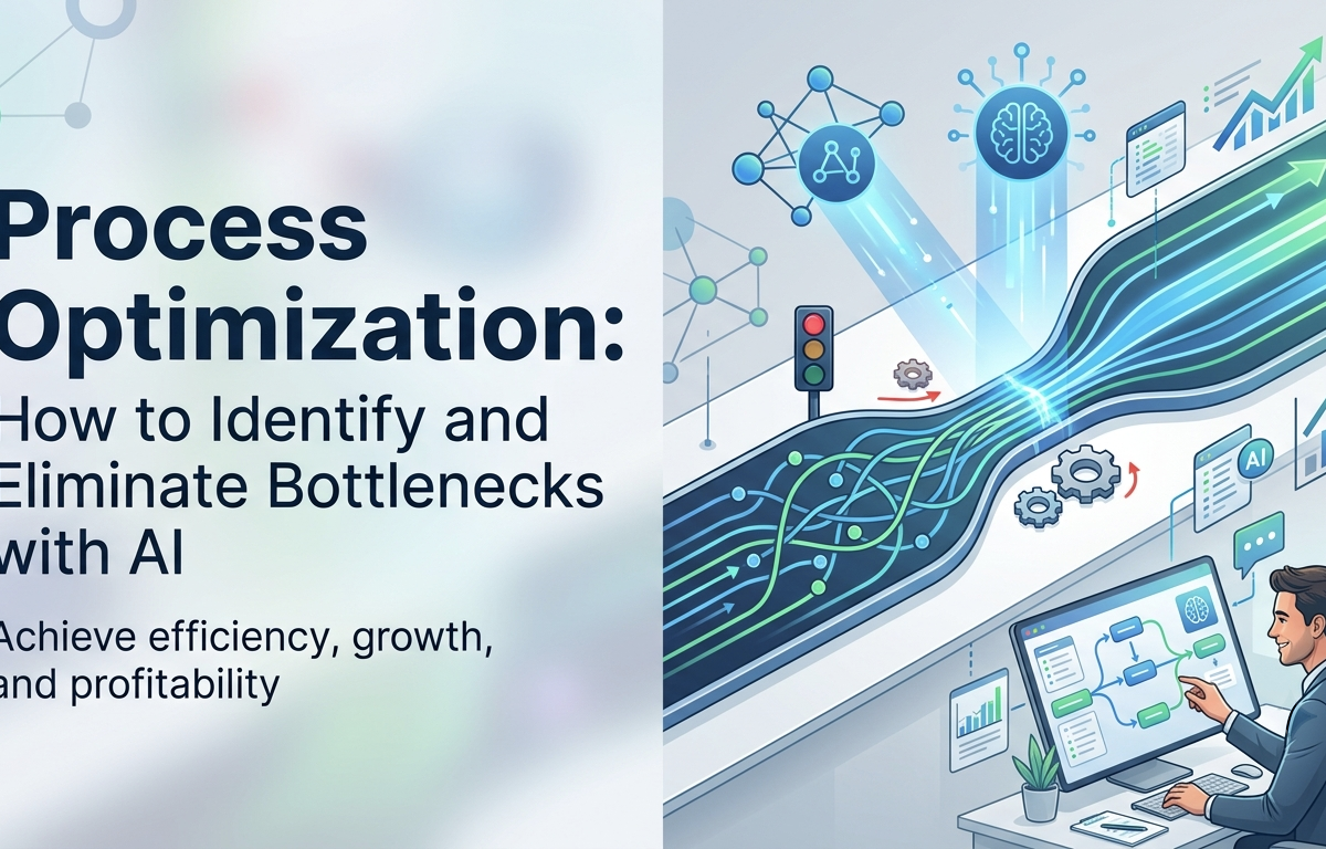 Optimización de procesos: cómo identificar y eliminar cuellos de botella con inteligencia artificial Optimización de procesos: cómo identificar y eliminar cuellos de botella con inteligencia artificial