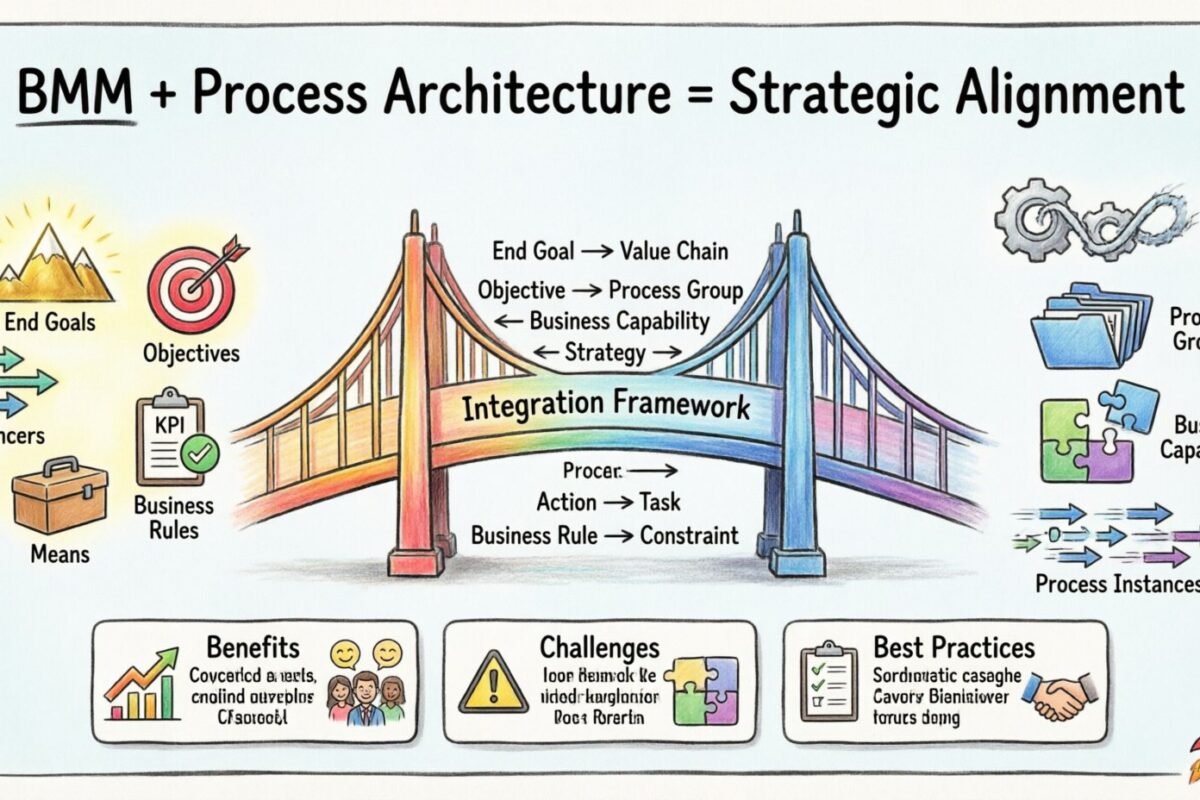 Intégration du Modèle de motivation des affaires avec l’architecture des processus
