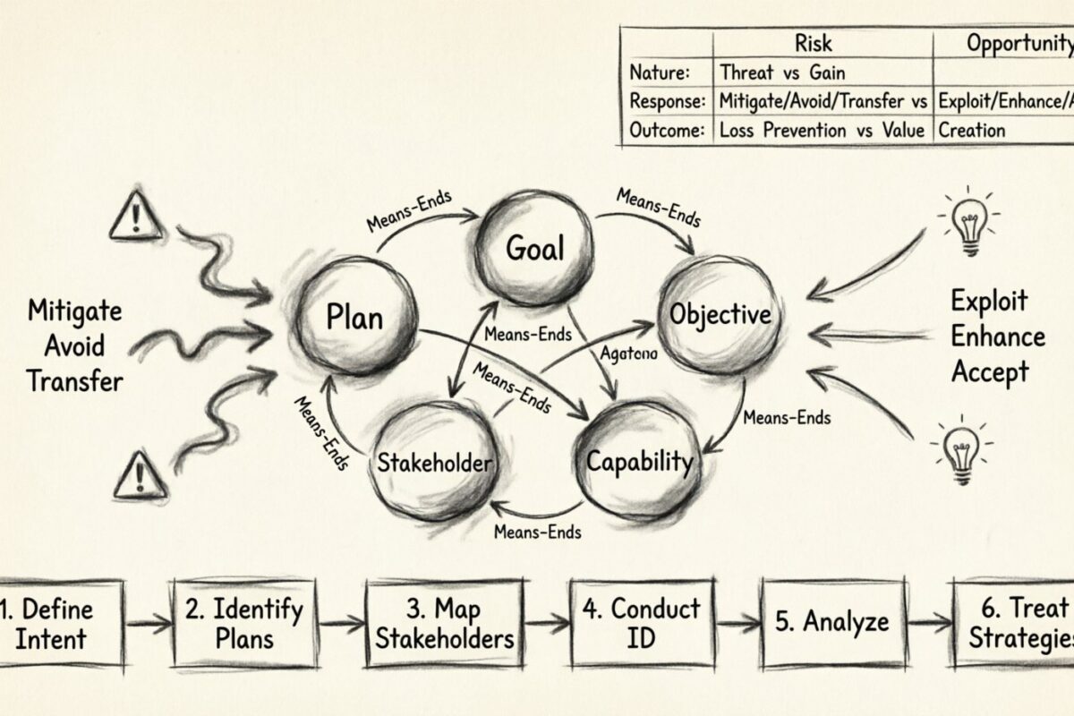 Modèle de motivation des affaires pour l’analyse des risques et des opportunités