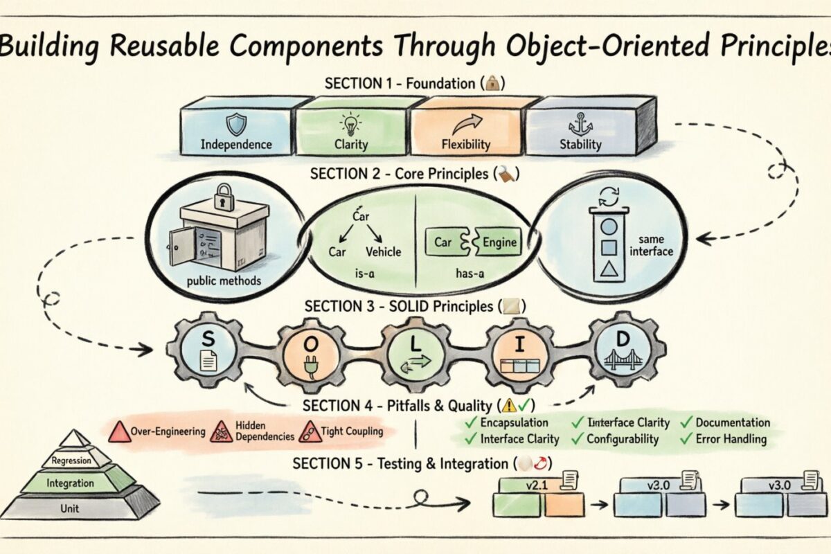 Construire des composants réutilisables grâce aux principes orientés objet