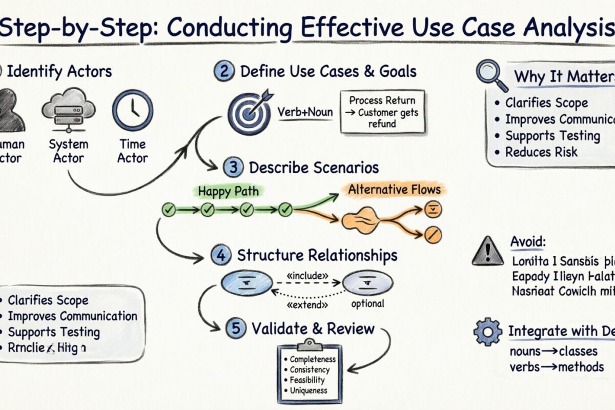 Pas à pas : réaliser une analyse de cas d’utilisation efficace Pas à pas : réaliser une analyse de cas d’utilisation efficace