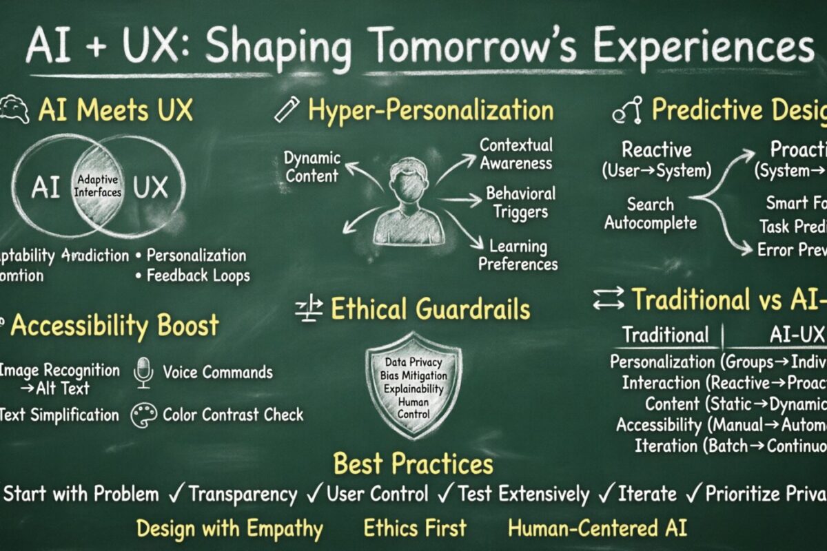 AI और UX का संपर्क: कल के उपयोगकर्ता अनुभवों का निर्माण