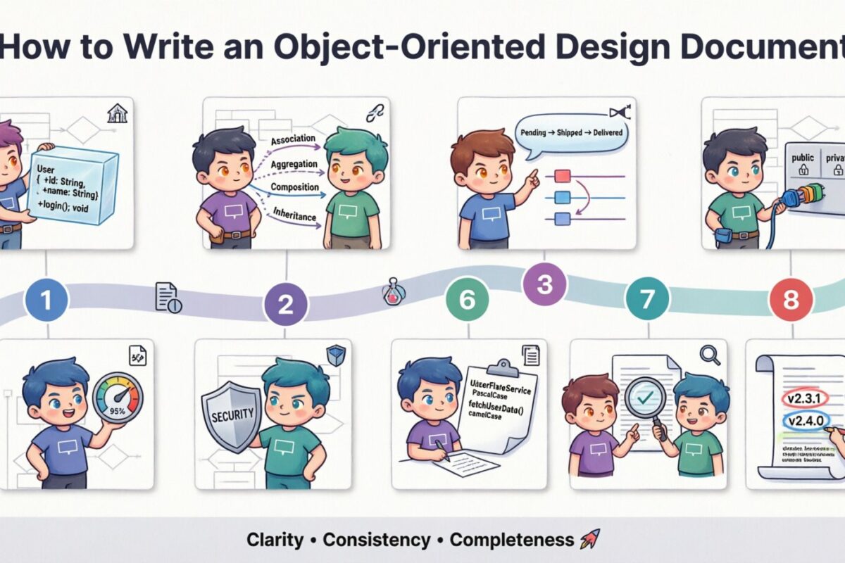 एक निर्णायक ऑब्जेक्ट-ओरिएंटेड डिज़ाइन दस्तावेज़ कैसे लिखें