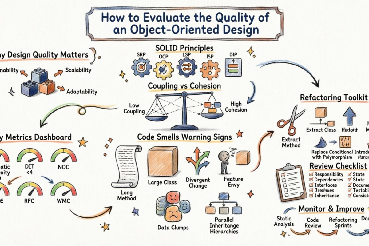 वस्तु-ओरिएंटेड डिज़ाइन की गुणवत्ता का आकलन कैसे करें