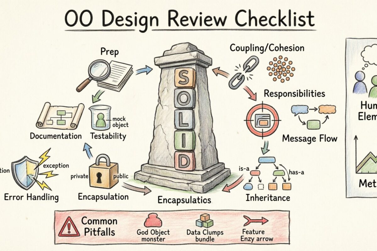 सफल ऑब्जेक्ट-ओरिएंटेड डिज़ाइन समीक्षाओं के लिए एक प्रैक्टिकल चेकलिस्ट