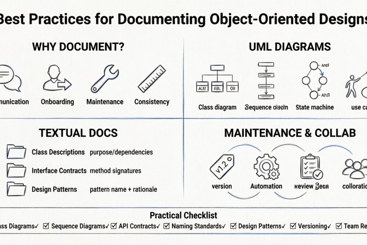 अपने ऑब्जेक्ट-ओरिएंटेड डिज़ाइन के लिए सर्वोत्तम प्रथाएं