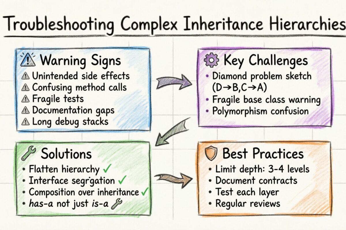 अपने प्रोजेक्ट्स में जटिल विरासत हिरार्की का निराकरण करना