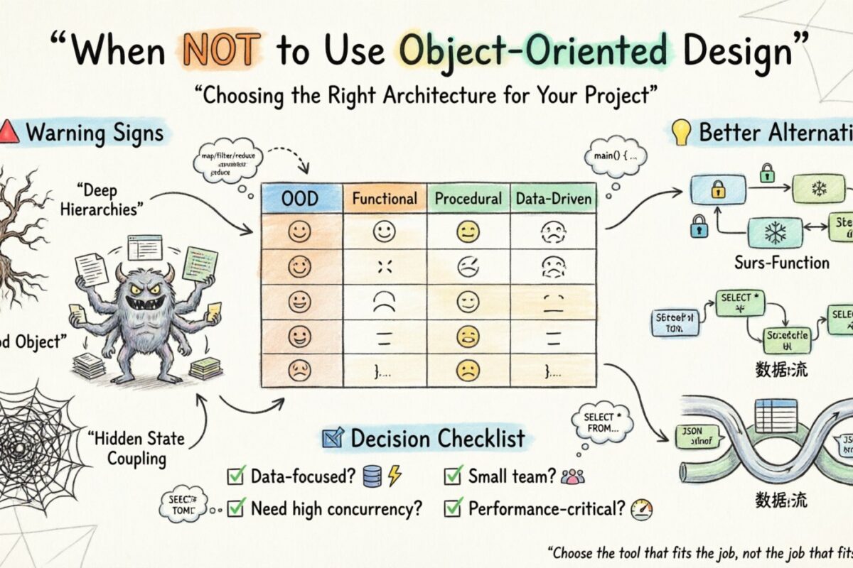 प्रचार-विरोध: जब ऑब्जेक्ट-ओरिएंटेड डिज़ाइन सही चयन नहीं होता है प्रचार-विरोध: जब ऑब्जेक्ट-ओरिएंटेड डिज़ाइन सही चयन नहीं होता है