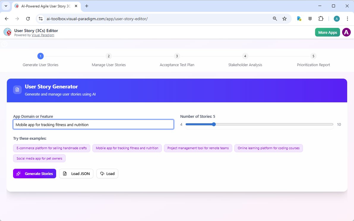 AI搭載のユーザーストーリー（3Cs）エディタによるフィットネスアプリバックログ開発