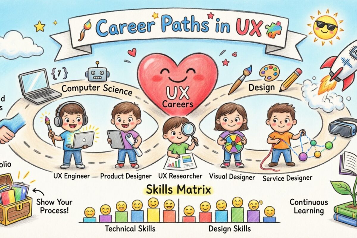Caminhos de Carreira em UX: Oportunidades para Estudantes de Graduação em Ciência da Computação e Design