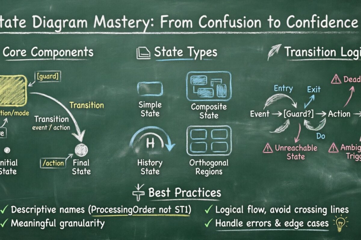 Domínio do Diagrama de Estados: Do Confuso à Confiança