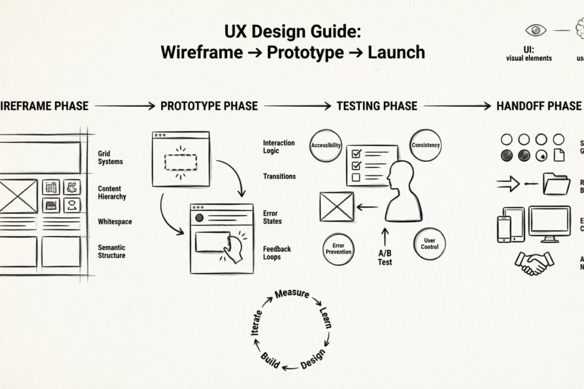 Guia de Design de UX: Do Wireframe ao Protótipo – Um Guia Rápido para Estudantes de Ciência da Computação