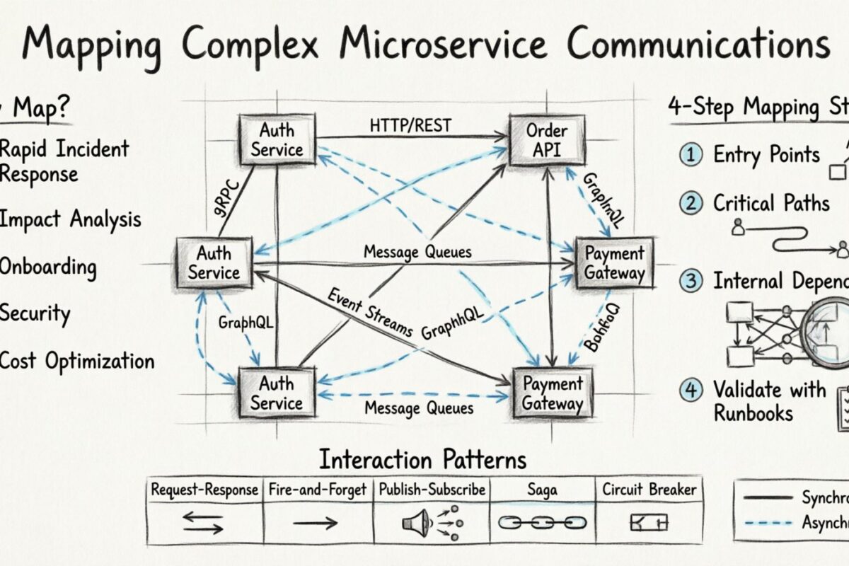 Estudo de Caso: Mapeamento de Comunicações Complexas entre Microserviços Sem se Perder Estudo de Caso: Mapeamento de Comunicações Complexas entre Microserviços Sem se Perder