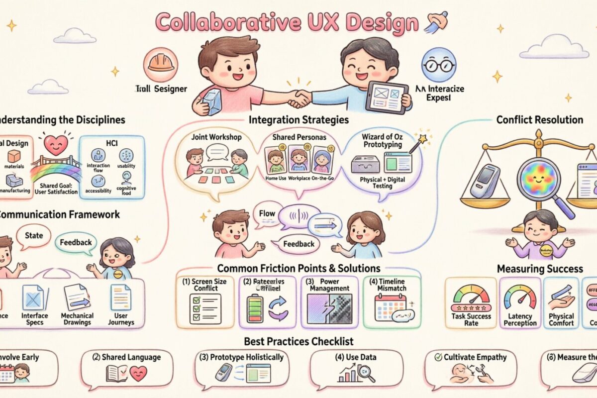 協作式使用者體驗設計：工業設計與人機互動團隊跨領域合作