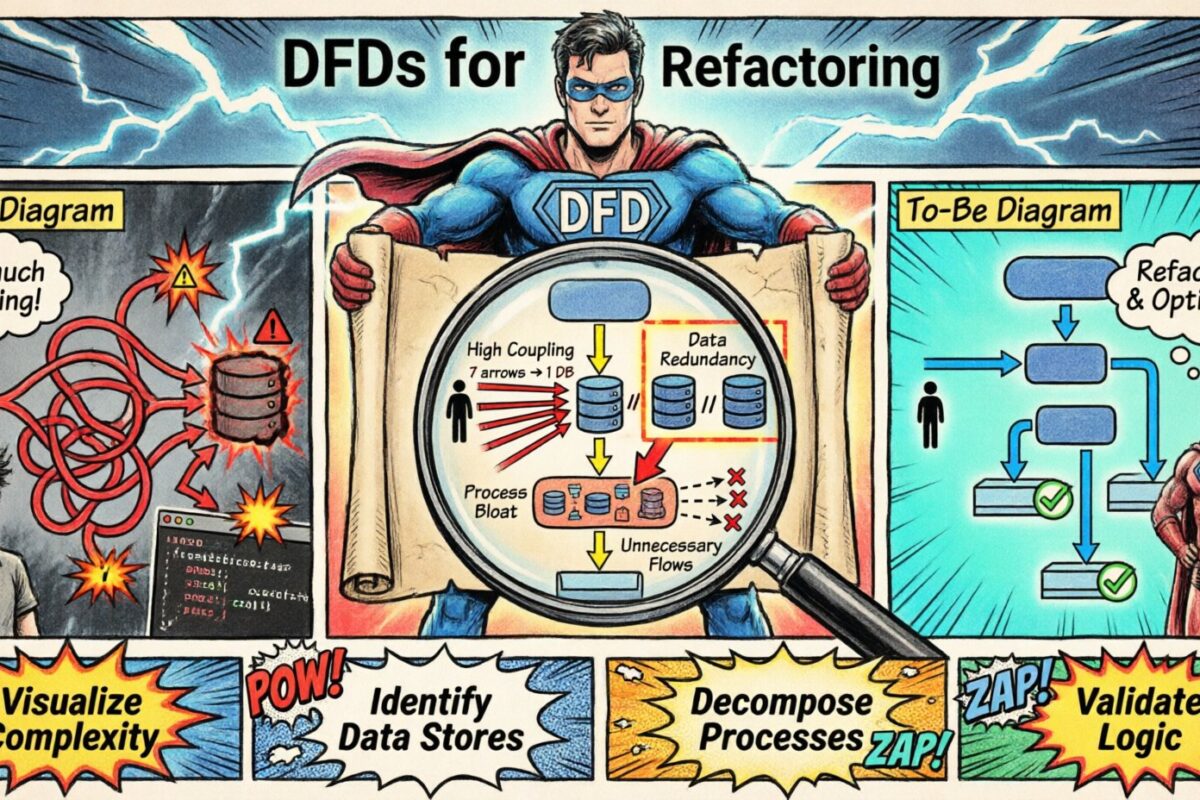 DFD指南：使用資料流程圖進行重構