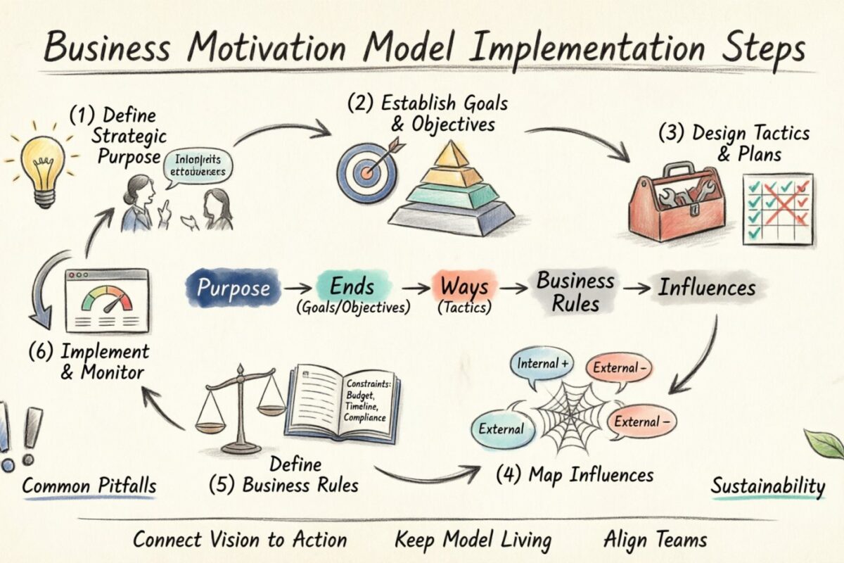 Actionable Business Motivation Model Steps for Immediate Implementation Actionable Business Motivation Model Steps for Immediate Implementation