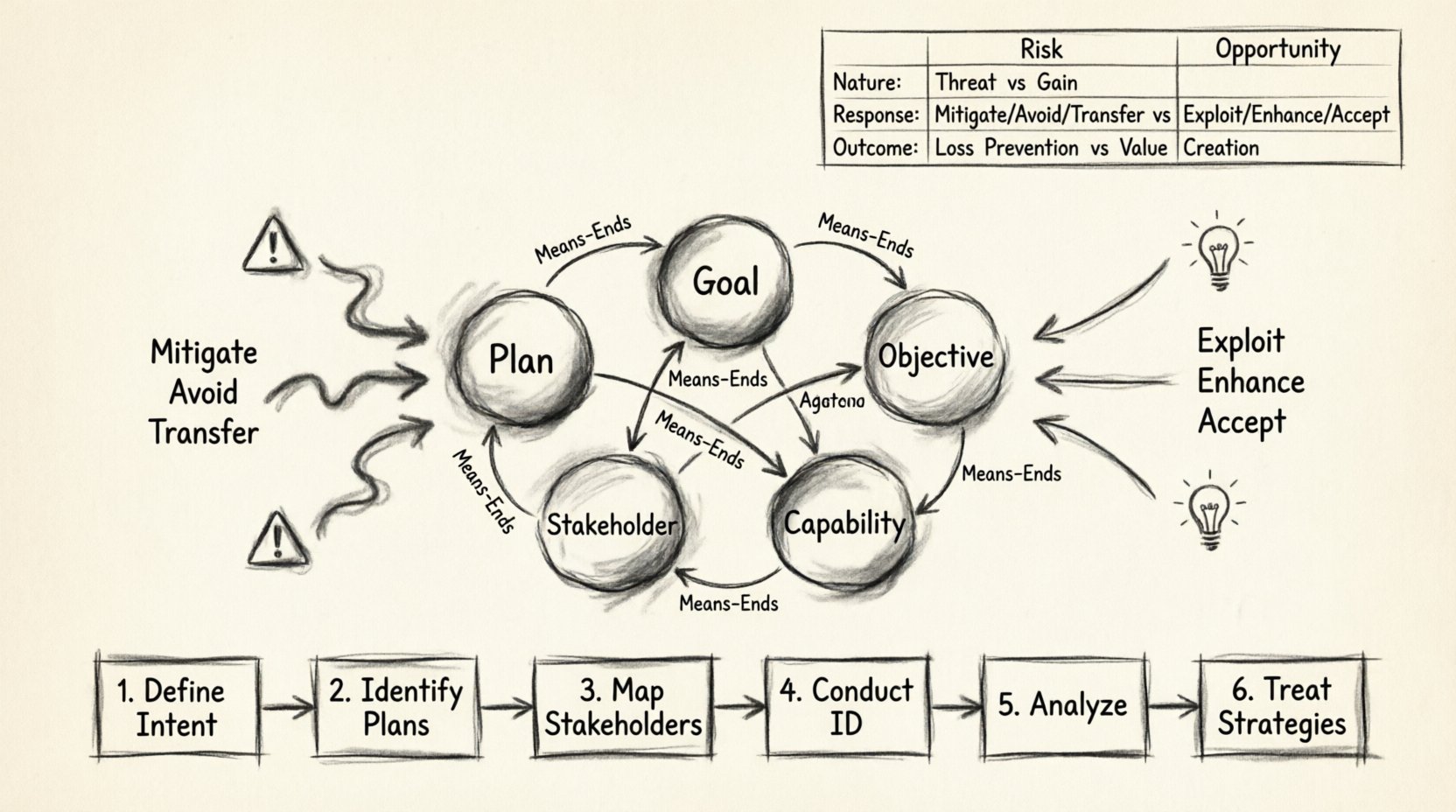 Business Motivation Model for Risk and Opportunity Analysis