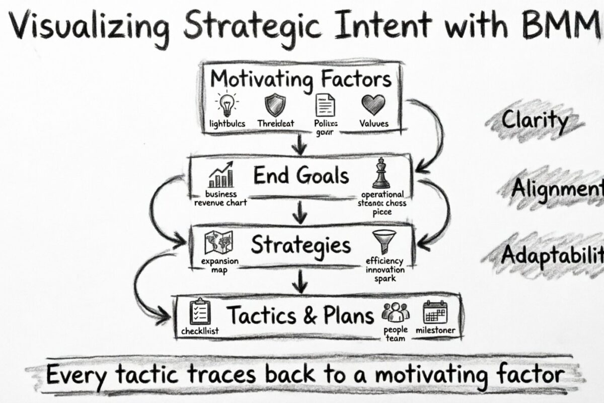 Visualizing Strategic Intent with Business Motivation Model