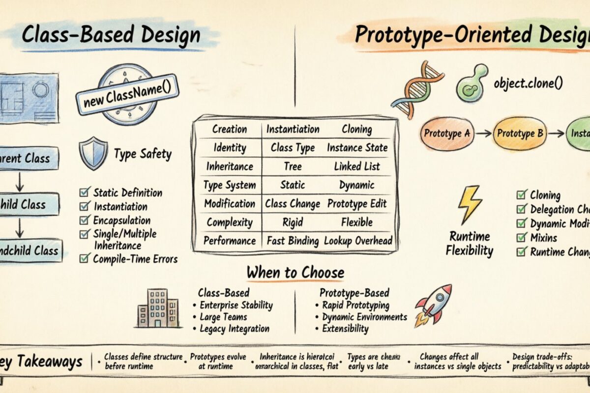Comparing Class-Based and Prototype-Oriented Design Approaches