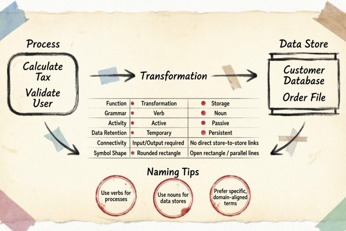 Data Store vs Process: Key Differences Data Store vs Process: Key Differences