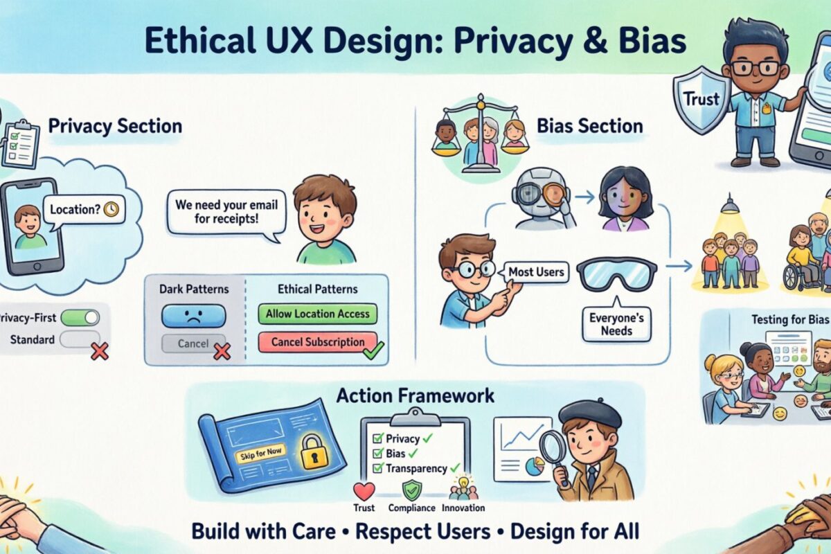 Ethical Considerations in UX: Privacy and Bias in Digital Product Design