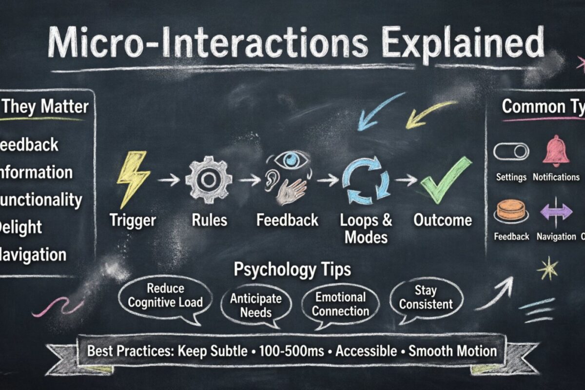 UX Design Guide: Micro-Interactions Explained – A Component Breakdown for Engaging Interfaces UX Design Guide: Micro-Interactions Explained – A Component Breakdown for Engaging Interfaces