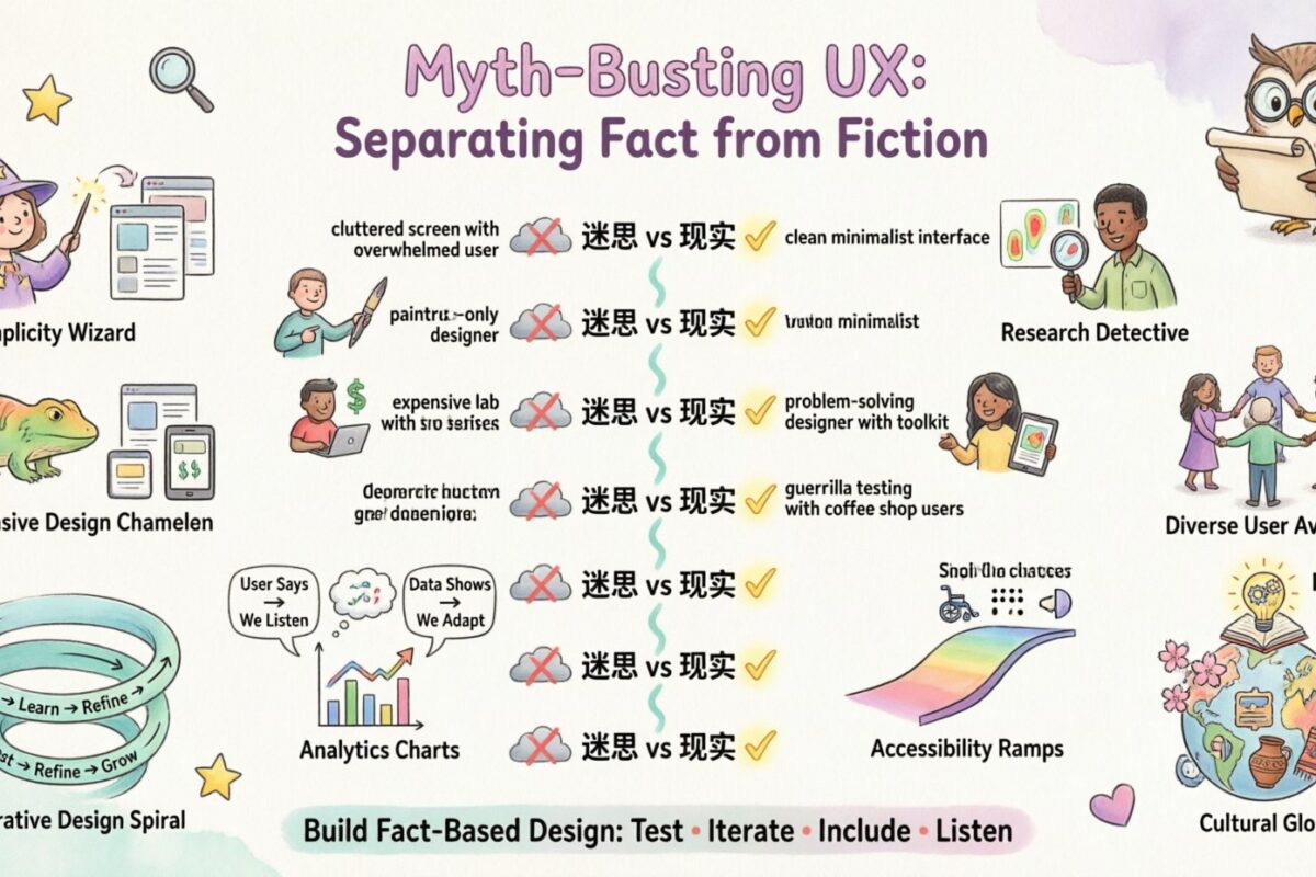 Myth-Busting UX: Separating Fact from Fiction in Modern Design