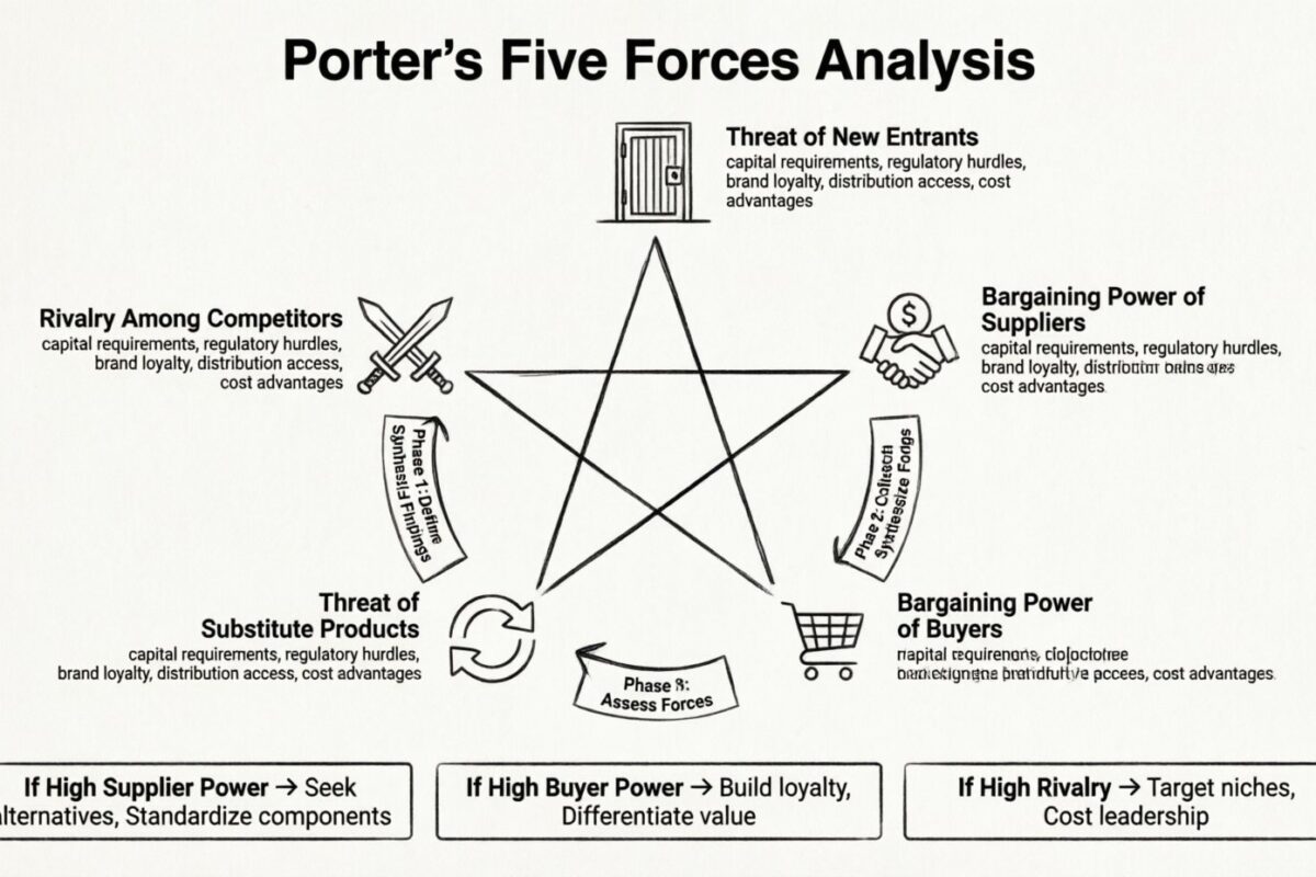 Step-by-Step Guide to Conducting a Porter’s Five Forces Analysis from Scratch