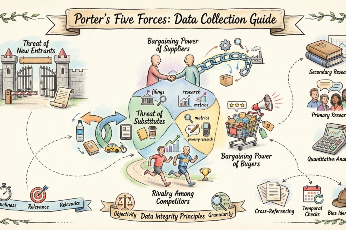 Porter’s Five Forces Data Collection: Sources and Methods for Reliable Industry Research