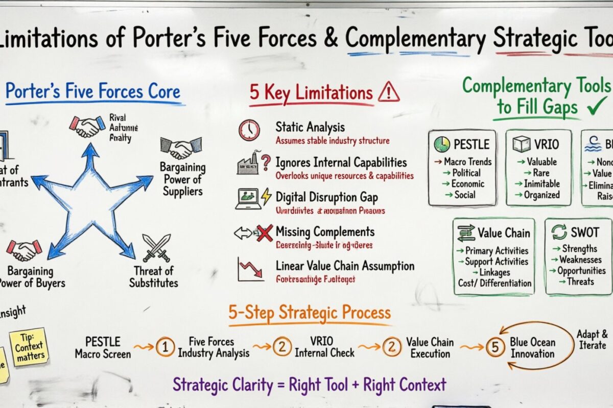 Limitations of Porter’s Five Forces: When to Supplement with Other Strategic Tools