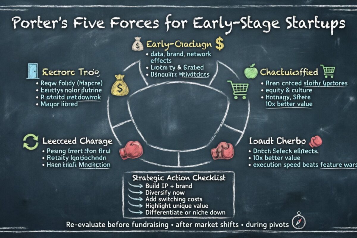 Porter’s Five Forces for Early-Stage Startups: Identifying Competitive Threats and Market Gaps
