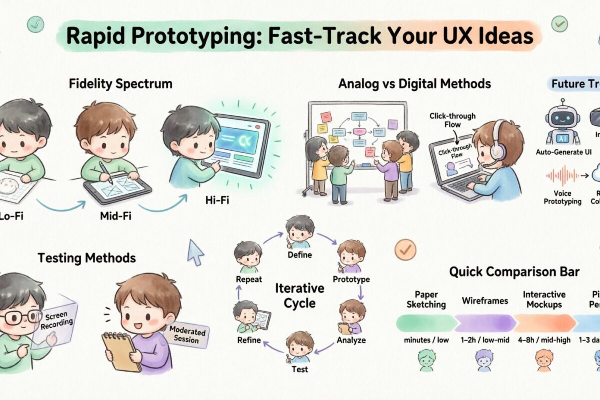 Rapid Prototyping Techniques: Fast-Track Your UX Ideas to Reality