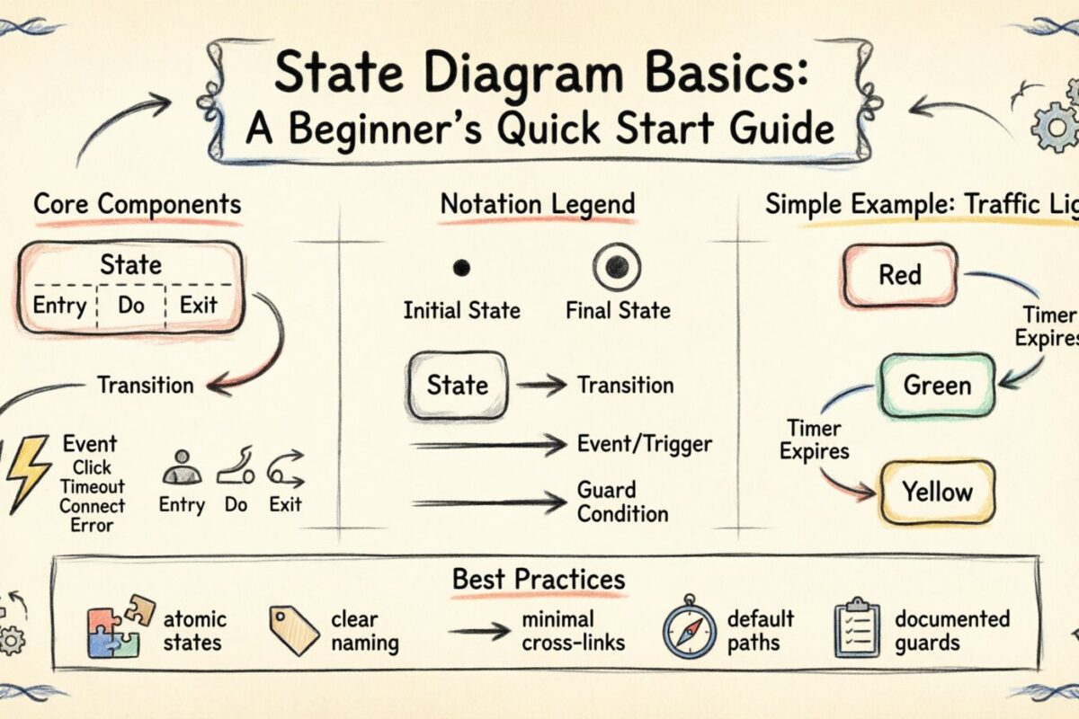 State Diagram Basics: A Beginner’s Quick Start Guide to Visualizing System Logic State Diagram Basics: A Beginner’s Quick Start Guide to Visualizing System Logic