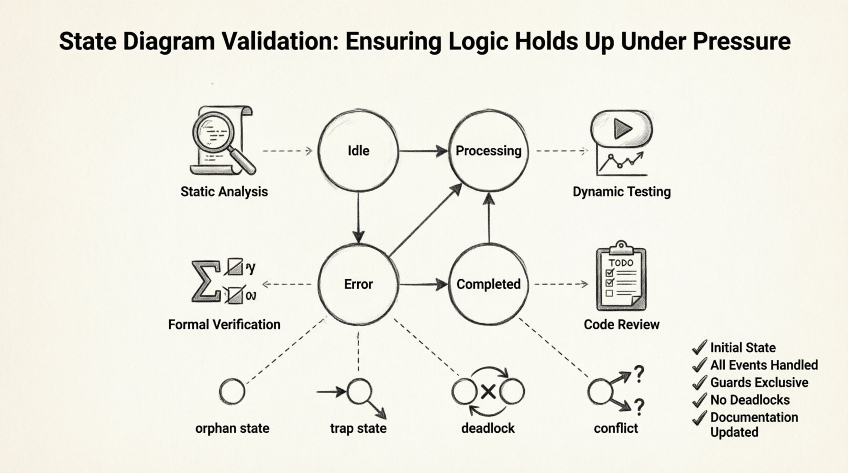 State Diagram Validation: Ensuring Your Logic Holds Up Under Pressure State Diagram Validation: Ensuring Your Logic Holds Up Under Pressure