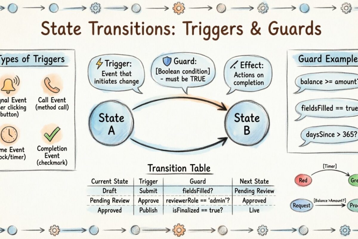 Deep Dive into State Transitions: Understanding Triggers and Guards