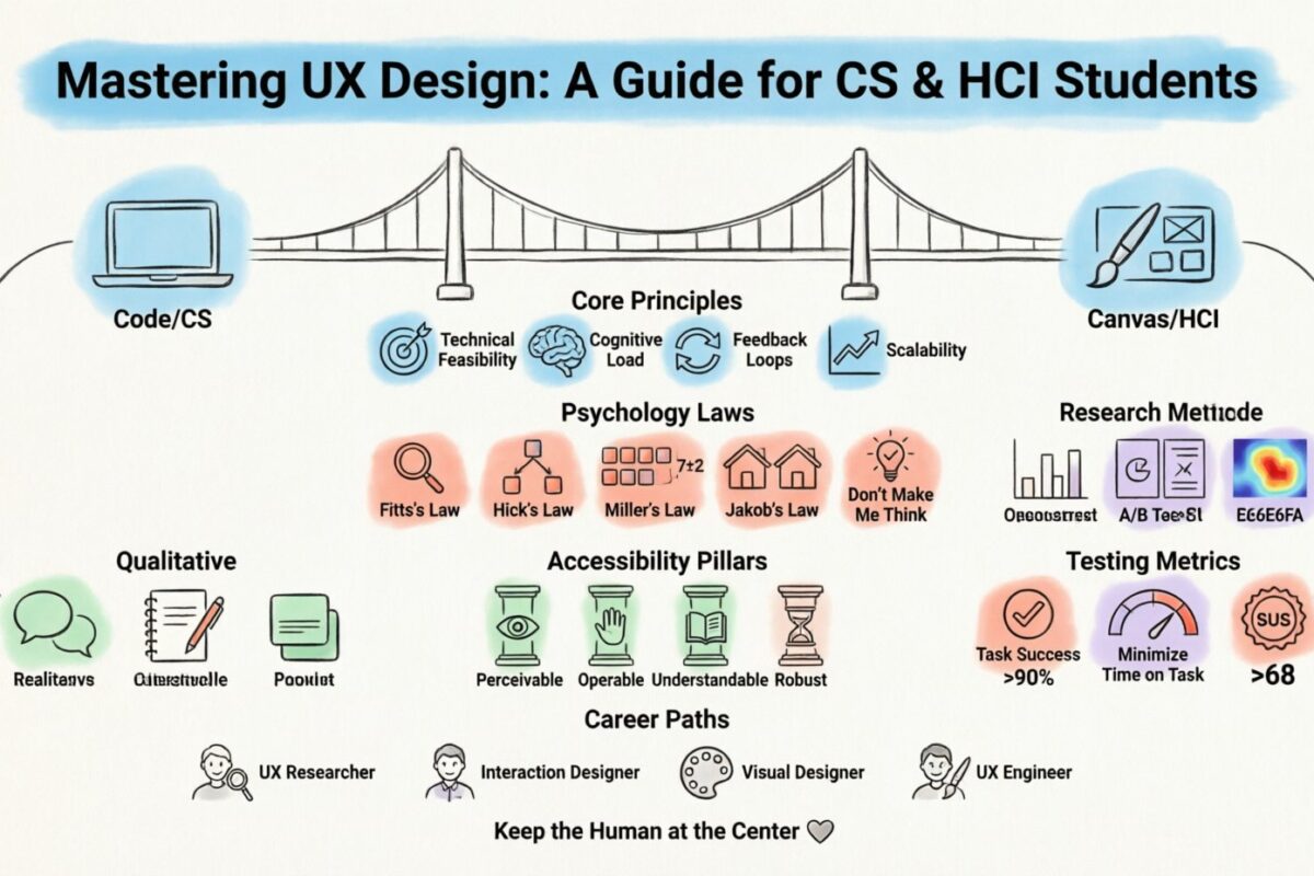 Mastering the Art of User Experience Design: A Complete Guide for CS and HCI Students