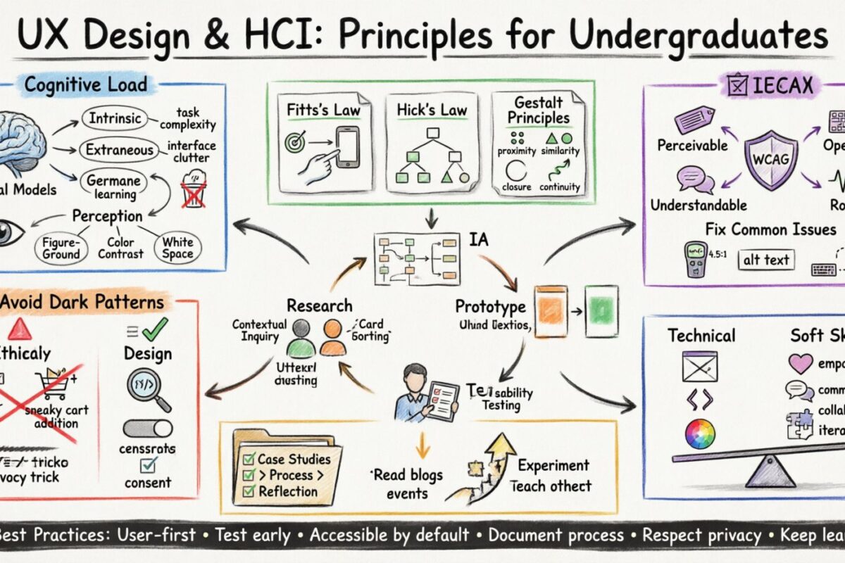 UX Design: Deep Dive into Human-Computer Interaction: Principles and Practices for Undergraduates
