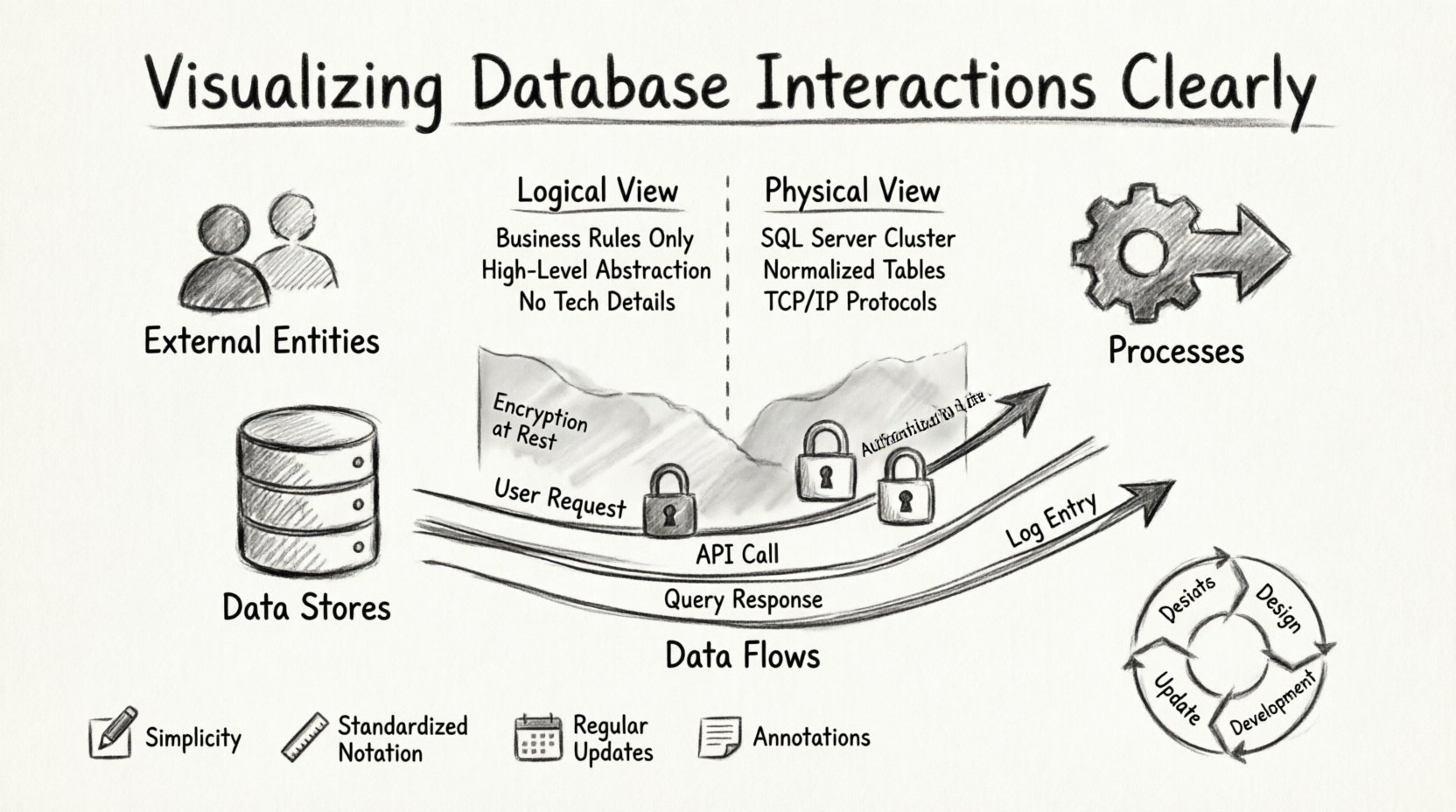 Visualizing Database Interactions Clearly Visualizing Database Interactions Clearly