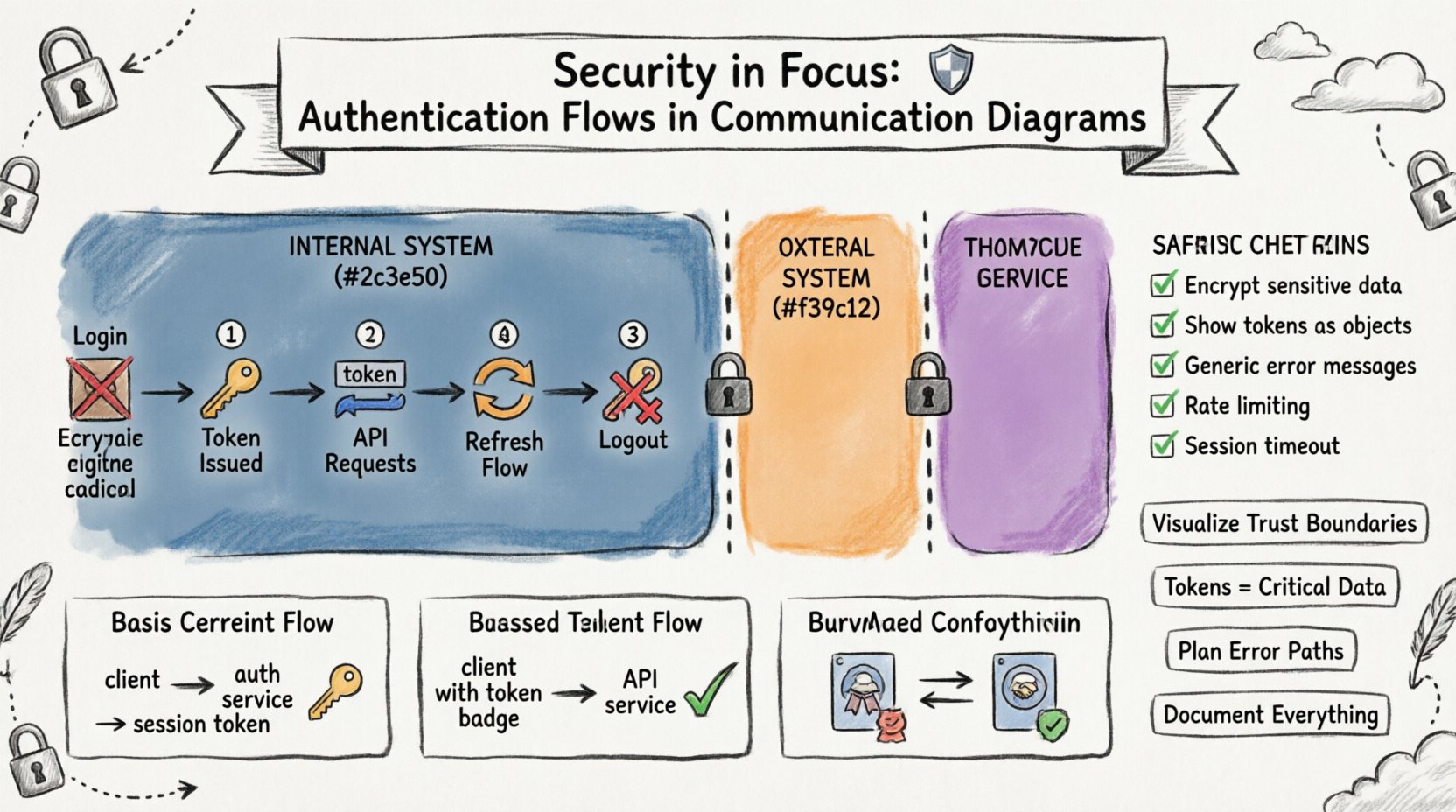 Security in Focus: Highlighting Authentication Flows in Communication Diagrams Security in Focus: Highlighting Authentication Flows in Communication Diagrams