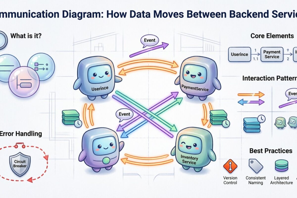 Communication Diagram Breakdown: How Data Moves Between Your Backend Services Communication Diagram Breakdown: How Data Moves Between Your Backend Services