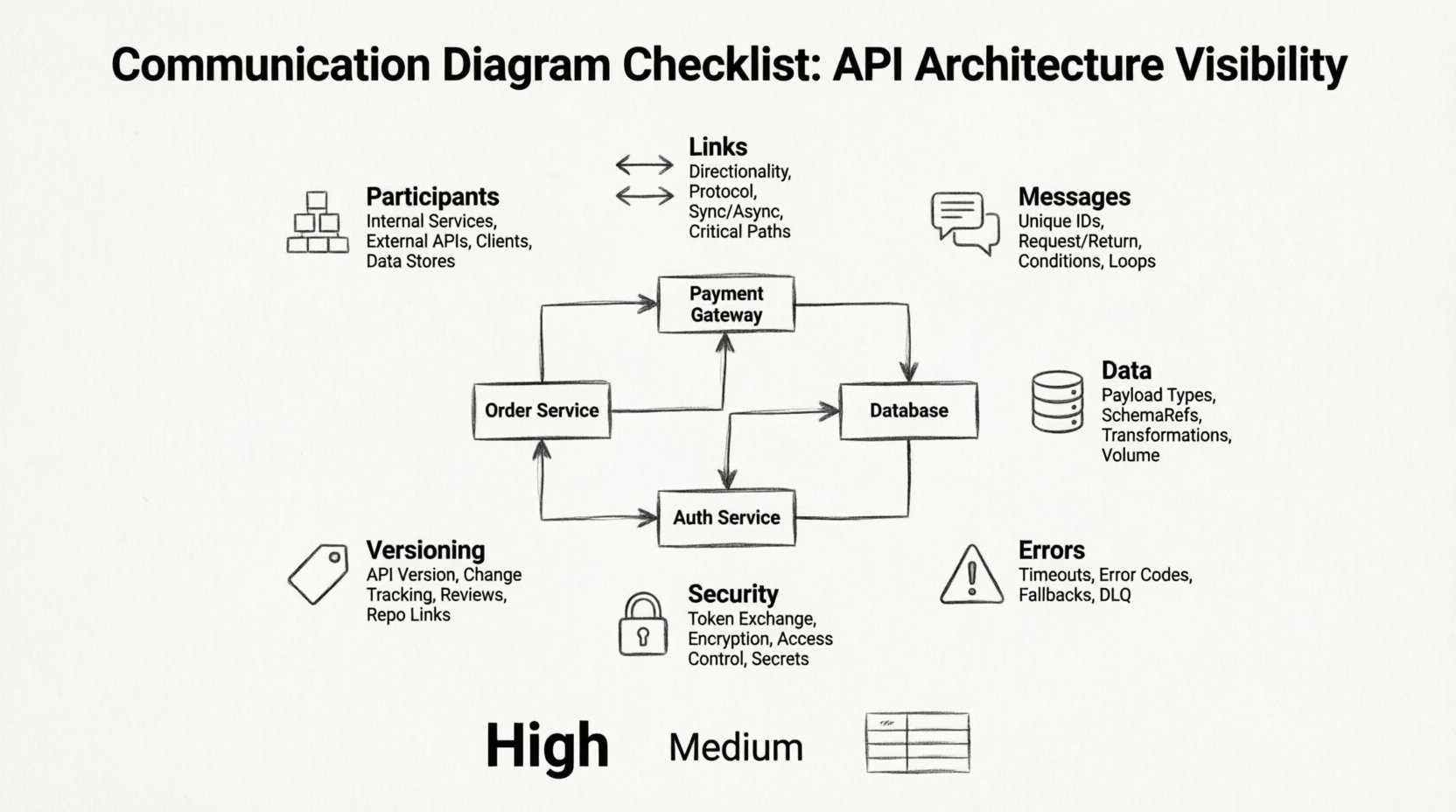 Communication Diagram Checklist: Ensure Your API Architecture is Fully Visible Communication Diagram Checklist: Ensure Your API Architecture is Fully Visible
