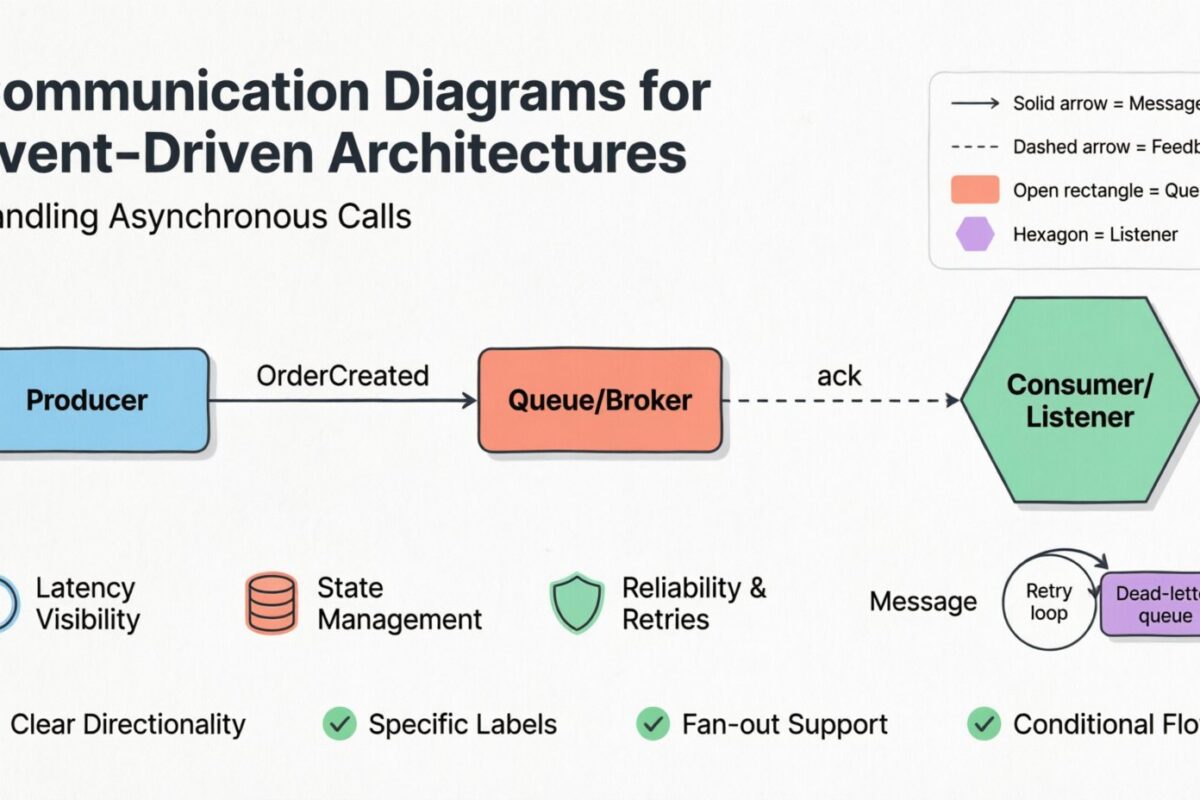 Communication Diagrams for Event-Driven Architectures: Handling Asynchronous Calls Communication Diagrams for Event-Driven Architectures: Handling Asynchronous Calls