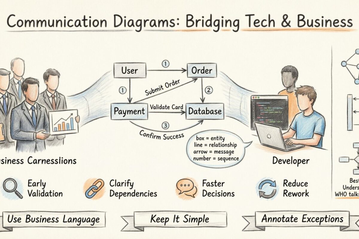 Communication Diagrams for Non-Technical Stakeholders: Bridging the Gap