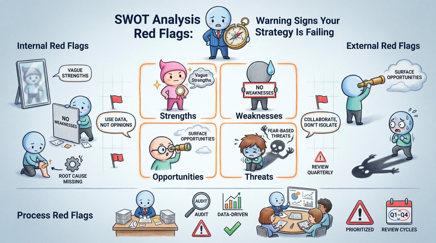 SWOT Analysis Red Flags: Warning Signs Your Current Strategy Is Failing